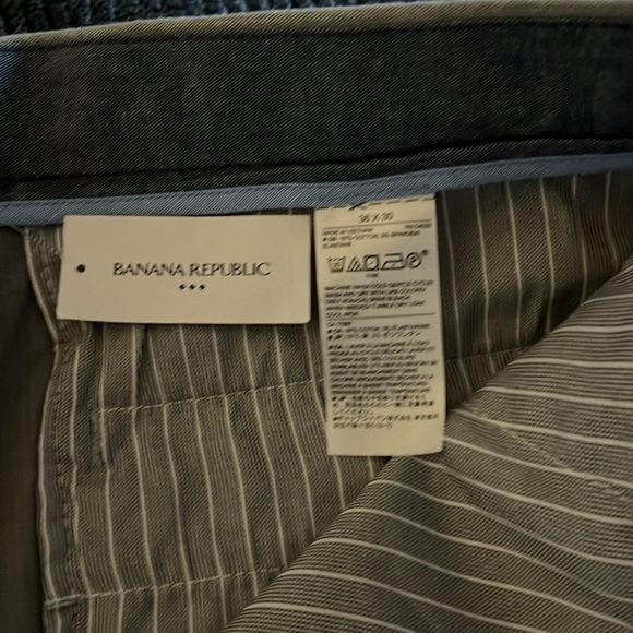 Men's Banana Republic Slim Stretch Pants Size 36x30 - Picture 9 of 11